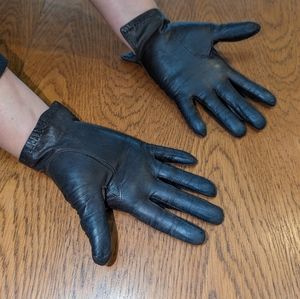 Vintage leather driving gloves, Size Small